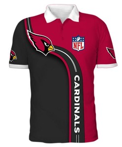 Men'S Arizona Cardinals 3D Polo Shirt - Represent Your Team In Style