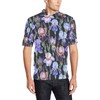 Men'S Artistic 3D Iris Pattern Polo Shirt - Make A Statement With Your Passion For Creativity
