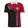 Men'S Atlanta Falcons 3D Polo Shirt - Unite Together With The Dirty Birds