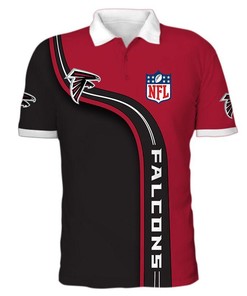 Men'S Atlanta Falcons 3D Polo Shirt - Unite Together With The Dirty Birds
