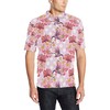Men'S Bee Pattern Print Design Polo Shirt - A Stylish And Trendy Option For Bee Enthusiasts.