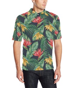 Men'S Bee Pattern Print Design Polo Shirt - A Stylish And Trendy Polo Shirt For Bee Enthusiasts.