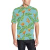 Men'S Bird Of Paradise Pattern Print Design Polo Shirt - A Trendy And Fashionable Polo Shirt For Bird Enthusiasts.