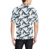 Men'S Blue Whale Pattern Polo Shirt - Perfect Gift For Ocean Lovers