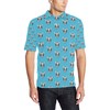Men'S Boston Terrier Pattern Polo Shirt - Ideal For Dog Lovers