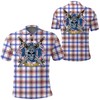 Men'S Boswell Modern Tartan Polo Shirt - Scottish Golfing Excellence