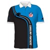 Men'S Carolina Panthers 3D Polo Shirt - Score Big With Panthers Pride