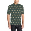 Men'S Classic Horse Pattern Print Polo Shirt - Great For Equestrianism Enthusiasts