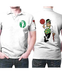 Men'S Classic Mascot Logo Polo Shirt - Perfect For Celtics Fans