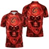 Men'S Cleveland Cavaliers Skull Athleisure T-Shirt - Perfect Gift For Basketball Fans