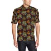 Men'S Colorful Tiger All Over Print Polo Shirt - Bold And Vibrant Design