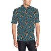 Men'S Colorful Tribal Turtle Polo Shirt