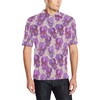 Men'S Eclectic 3D Iris Pattern Polo Shirt - Bold And Colorful Addition To Any Wardrobe