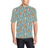 Men'S Fox Forest Print Pattern Polo Shirt - Show Your Love For Nature