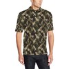 Men'S Horse Camo Print Polo Shirt - Ideal For Horseback Riding Fans