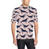 Men'S Humpback Whale Pattern Print Polo Shirt - Make A Splash With This Stylish Polo