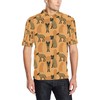 Men'S Hyena Pattern Print Polo Shirt - Make A Statement With This Unique Polo Shirt