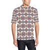 Men'S Indian Navajo Color Themed Polo Shirt - A Stylish Take On Native American Art