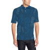 Men'S Jellyfish Pattern Print Polo Shirt - Celebrate Nature With Unique Style