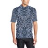 Men'S Leopard Blue Skin Print Polo Shirt - Great Gift For Fans With Personalized 3D Polo Shirt
