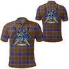 Men'S Modern Tartan Polo Shirt - Celtic Warrior Clothing For The Green