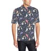 Men'S Narwhal Pattern Print Polo Shirt For Fish And Sea Lovers