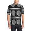 Men'S Native American Indian Skull Polo Shirt For Fans Of Skull Art