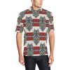 Men'S Native Indian Wolf Polo Shirt For Wildlife Enthusiasts