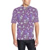 Men'S Nature-Themed 3D Iris Pattern Polo Shirt - Wear Your Love For The Outdoors