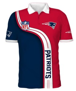 Men'S New England Patriots 3D Polo Shirt - Patriots Pride All The Way