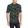 Men'S Peacock Themed Polo Shirt - Stylish And Eye-Catching For Heritage Chic