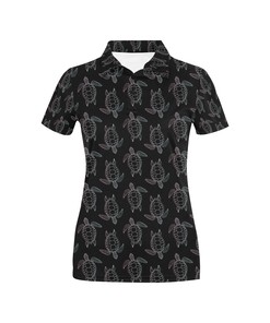 Men'S Personalized 3D All-Over Print Polo Shirt With Sea Turtles