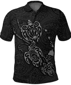 Men'S Polynesian Golf Shirt Turtle Polo Shirt Gift