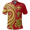 Men'S Polynesian Tattoo Golf Shirt Personalized Turtle Polo T-Shirt