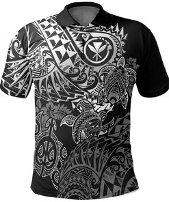 Men'S Polynesian Tattoo Golf Shirt Turtle Athletic Polo Shirt