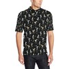 Men'S Skeleton Dance Print Polo Shirt - Perfect Gift For Fans Of Skulls And Sports