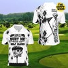 Men'S Skull Golf Polo Shirt - Perfect Gift For Fans Of Golf And Skulls