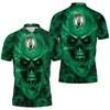 Men'S Skull Polo Shirt For Boston Celtics Fans - Ideal For Fans