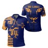 Men'S Starfish Print Polo Shirt - Coastal-Themed Polo With Personalized Polo Collar