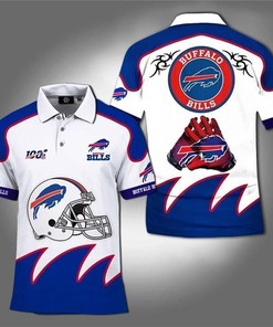 Men'S Stefon Diggs Buffalo Bills 3D Polo Shirt