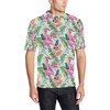 Men'S Tropical Hummingbird Pattern Print Polo Shirt - A Colorful Way To Show Your Love For Hummingbirds