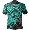 Men'S Turtle Hibiscus Golf Personalized Polo T-Shirt