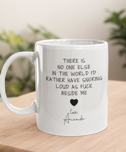 Mens Valentine Mug, Perfect Boyfriend Gifts For Husband, Unique Valentines Day Gift For Him