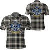 Menzies Black & White Ancient Tartan 3D All Over Print Polo Shirt - Perfect Gift For Fans