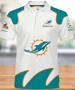 Miami Dolphins 3D Polo Shirt - Perfect Gift For Fans