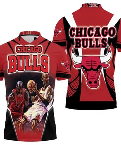 Michael Jordan 23 Chicago Bulls Caricature Style Polo Shirt - A Unique Style For Fans