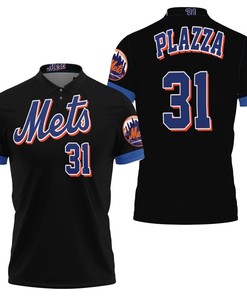 Mike Piazza New York Mets Jersey Inspired Style Polo Shirt - Fan Gift