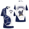 Milwaukee Brewers 3D Polo Shirt - Great Gift For Fans