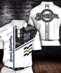 Milwaukee Brewers Mlb 3D Polo Shirt - Perfect Gift For Fans