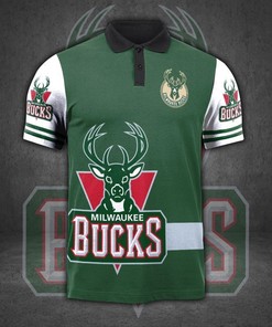 Milwaukee Bucks 3D Polo Shirt - Perfect Gift For Fans